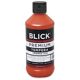Blick Premium Grade Tempera - Orange, 8 oz bottle