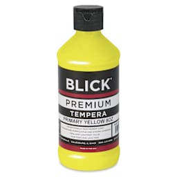 Blick Premium Grade Tempera - Primary Yellow, Half Pint