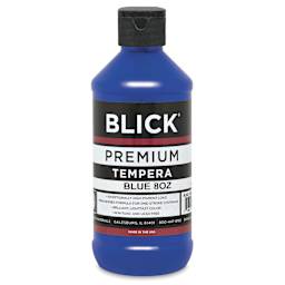 Blick Premium Grade Tempera - Blue, 8 oz bottle