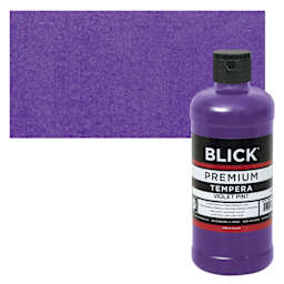 Blick Premium Grade Tempera - Violet, Pint and swatch