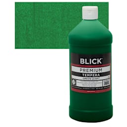 Blick Premium Grade Tempera - Green, Quart and swatch