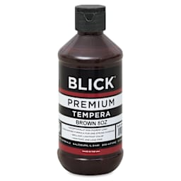 Blick Premium Grade Tempera - Brown, 8 oz bottle