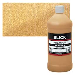 Blick Premium Grade Tempera - Gold, Quart and swatch