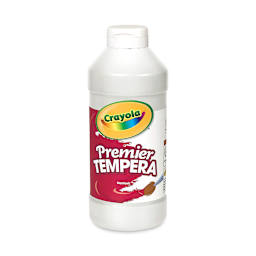 Crayola Premier Tempera - White, 16 oz bottle