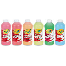 Crayola Premier Tempera - Fluorescent Set of 6 