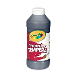 Crayola Premier Tempera - Black, 16 oz bottle
