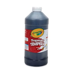 Crayola Premier Tempera - Black, 32 oz bottle