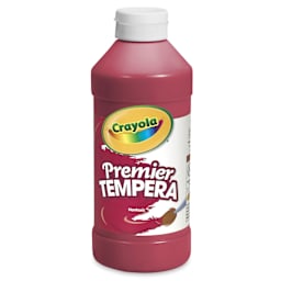 Crayola Premier Tempera - Red, 16 oz bottle