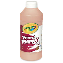 Crayola Premier Tempera - Peach, 16 oz bottle
