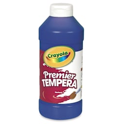 Crayola Premier Tempera - Blue, 16 oz bottle
