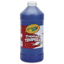 Crayola Premier Tempera - Blue, 32 oz bottle