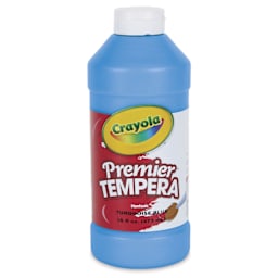 Crayola Premier Tempera - Turquoise, 16 oz bottle