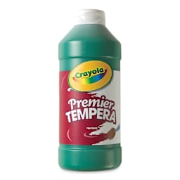 Crayola Premier Tempera - Green, 16 oz bottle