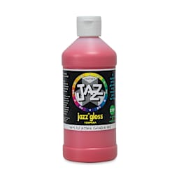 Jazz Gloss Tempera - Gloss, Red, 16 oz bottle
