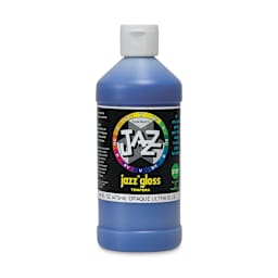 Jazz Gloss Tempera - Gloss, Ultra Blue, 16 oz bottle
