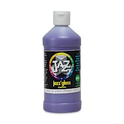 Jazz Gloss Tempera - Gloss, Violet, 16 oz bottle