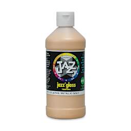 Jazz Gloss Tempera - Gloss, Metallic Gold, 16 oz bottle