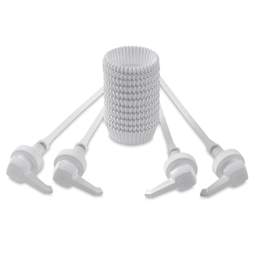 Blick Student Tempera Paints - Set of 4, Pump Kit, Basic Colors, Gallon, pumps with cups