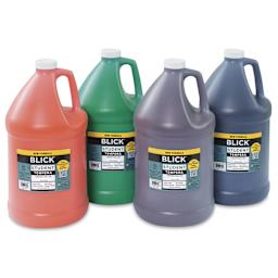 Blick Student Tempera Paints - Set of 4, Pump Kit, Secondary Colors, Gallon, paints