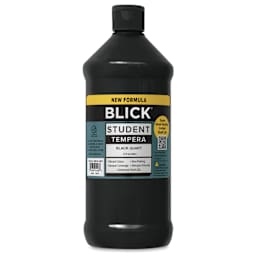 Blick Student Tempera Paint - Black, 32 oz bottle