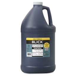 Blick Student Tempera Paint - Black, 128 oz bottle