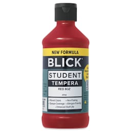 Blick Student Tempera Paint - Red, 8 oz bottle