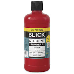 Blick Student Tempera Paint - Red, 16 oz bottle