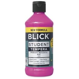 Blick Student Tempera Paint - Primary Magenta, 8 oz bottle