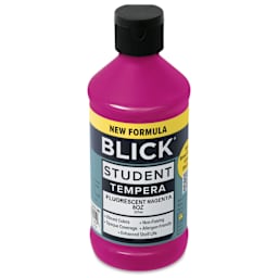 Blick Student Tempera Paint - Fluorescent Magenta, 8 oz Bottle