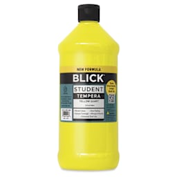 Blick Student Tempera Paint - Yellow, 32 oz bottle