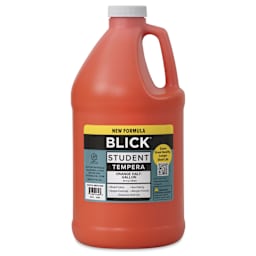 Blick Student Tempera Paint - Orange, 64 oz bottle