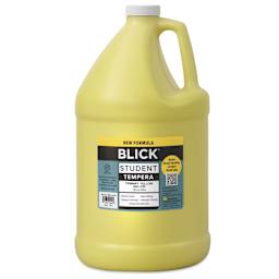 Blick Student Tempera Paint - Primary Yellow, 128 oz bottle