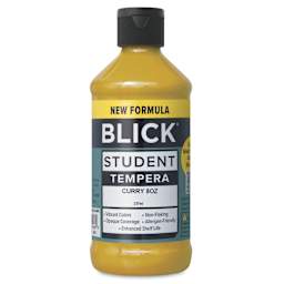 Blick Student Tempera Paint - Curry, 8 oz bottle