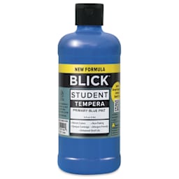 Blick Student Tempera Paint - Primary Blue, 16 oz bottle