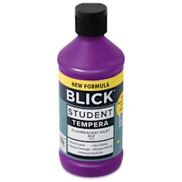 Blick Student Tempera Paint - Fluorescent Violet, 8 oz Bottle