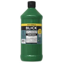 Blick Student Tempera Paint - Green, 32 oz bottle
