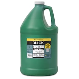 Blick Student Tempera Paint - Green, 128 oz bottle