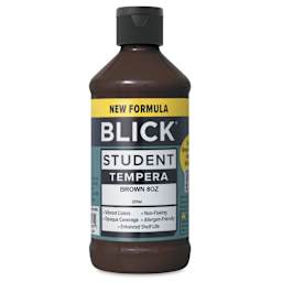 Blick Student Tempera Paint - Brown, 8 oz bottle