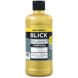 Blick Student Tempera Paint - Metallic Gold, 16 oz Bottle