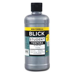 Blick Student Tempera Paint - Metallic Silver, 16 oz Bottle