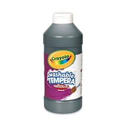 Crayola Artista II Liquid Washable Tempera - Black, 16 oz Bottle