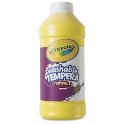 Crayola Artista II Liquid Washable Tempera - Yellow, 16 oz bottle