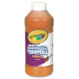 Crayola Artista II Liquid Washable Tempera - Orange, 16 oz bottle