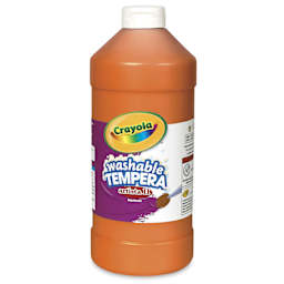 Crayola Artista II Liquid Washable Tempera - Orange, 32 oz bottle