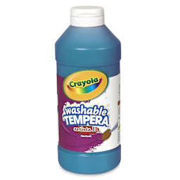 Crayola Artista II Liquid Washable Tempera - Turquoise, 16 oz bottle