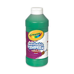 Crayola Artista II Liquid Washable Tempera - Green, 16 oz bottle