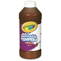 Crayola Artista II Liquid Washable Tempera - Brown, 16 oz bottle
