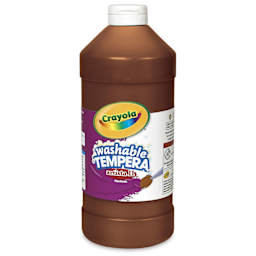 Crayola Artista II Liquid Washable Tempera - Brown, 32 oz bottle