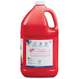 Back of Prang Ready-To-Use Tempera Paint - Red, Gallon