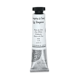 Sennelier Artists Egg Tempera - Zinc White, 21 ml